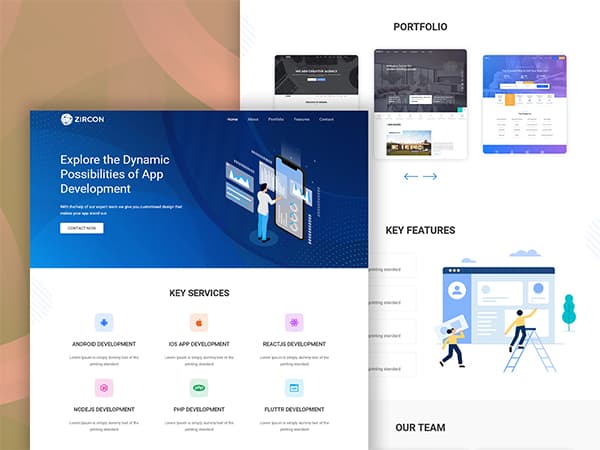 Zircon - Corporate 1 Landing Page Image 0