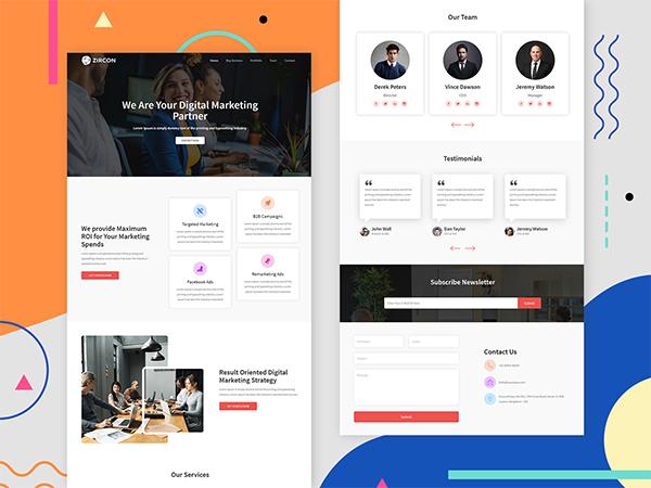 Zircon - Corporate 2 Landing Page Image 0