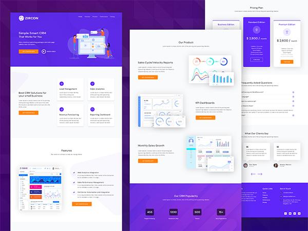 Zircon - Saas 1 Landing Page Image 0