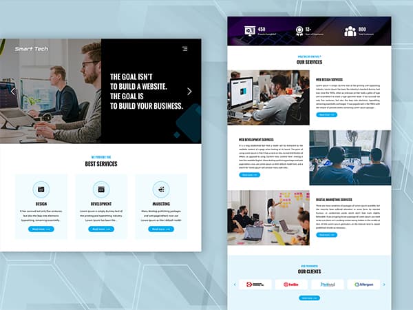 Stech - Agency Home Page Design
